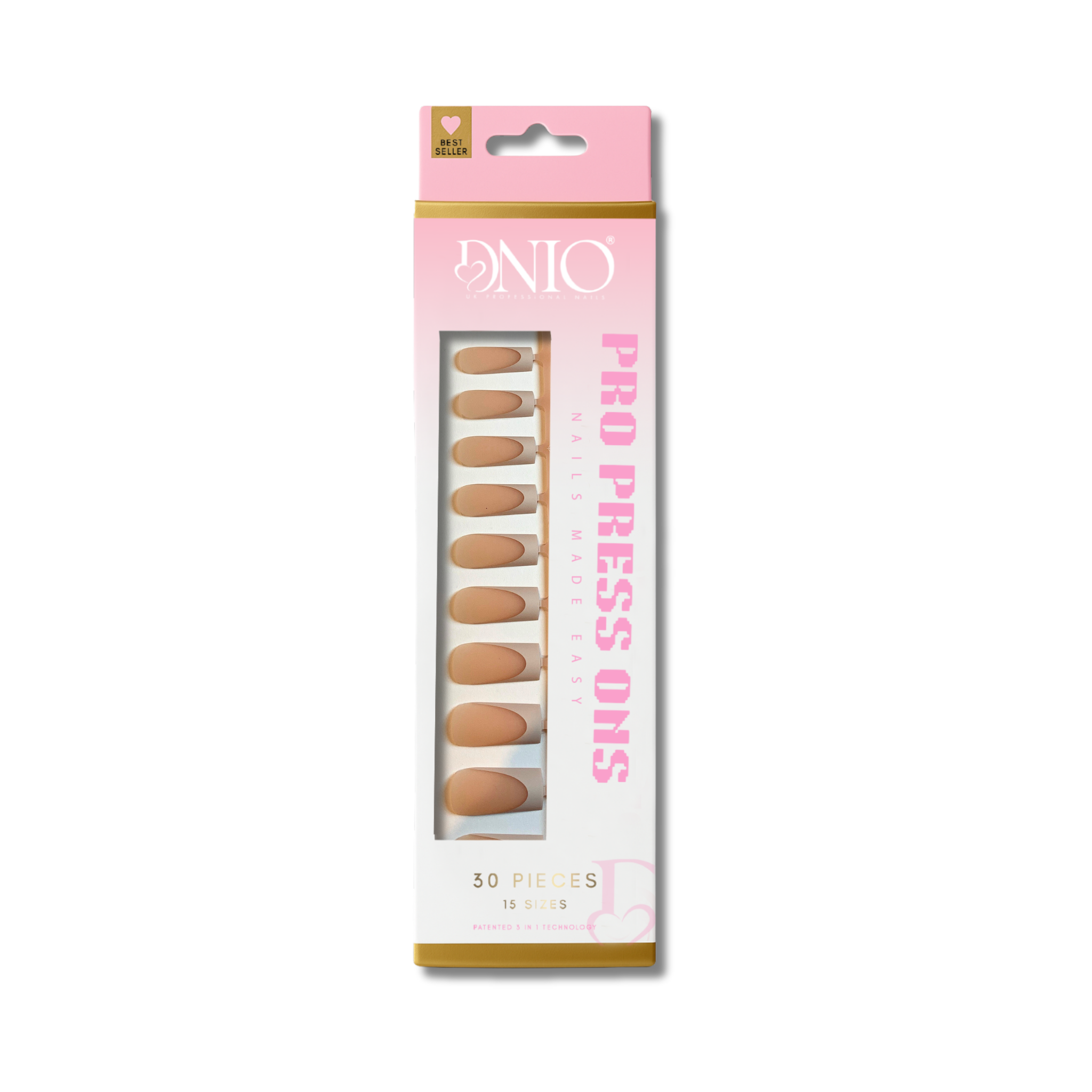 DNIO PRO PRESS ON NAILS - DESERT GLOW