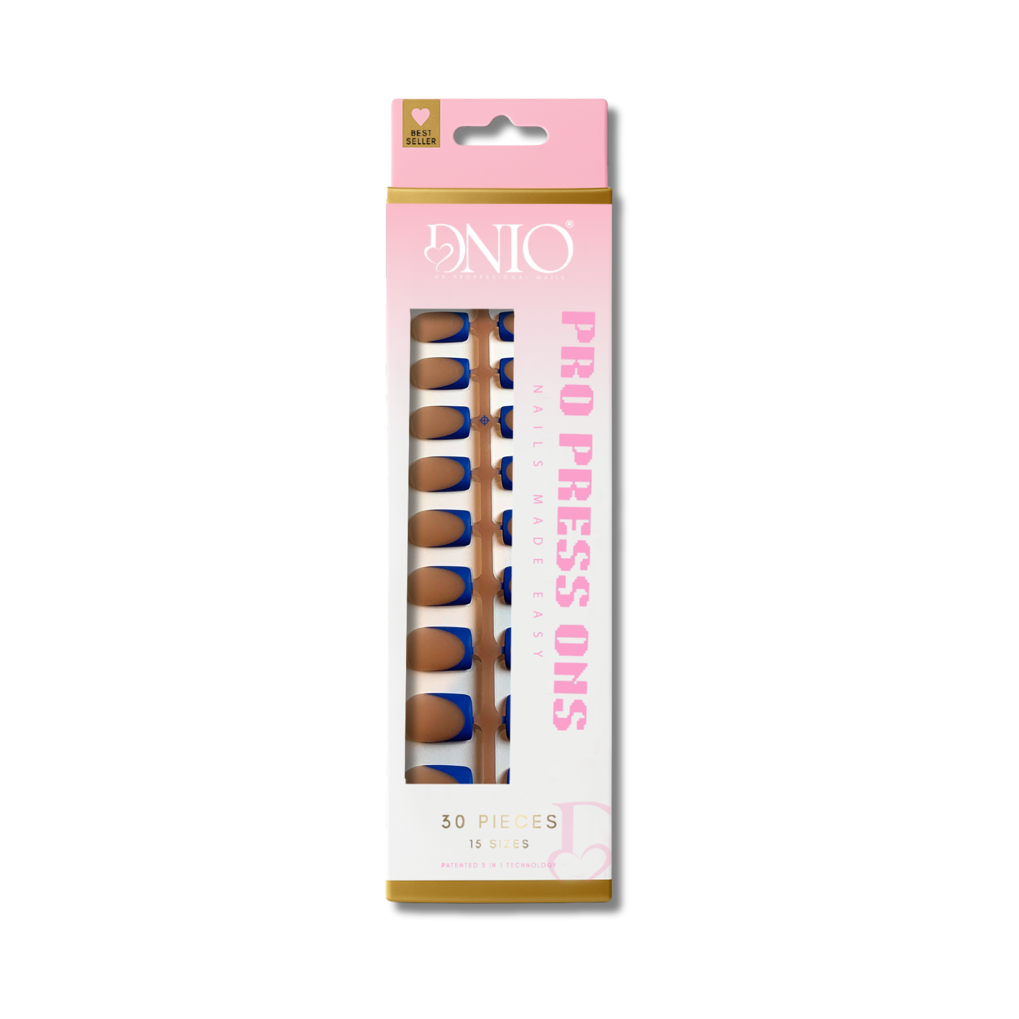DNIO PRO PRESS ON NAILS - NAVY DAZE
