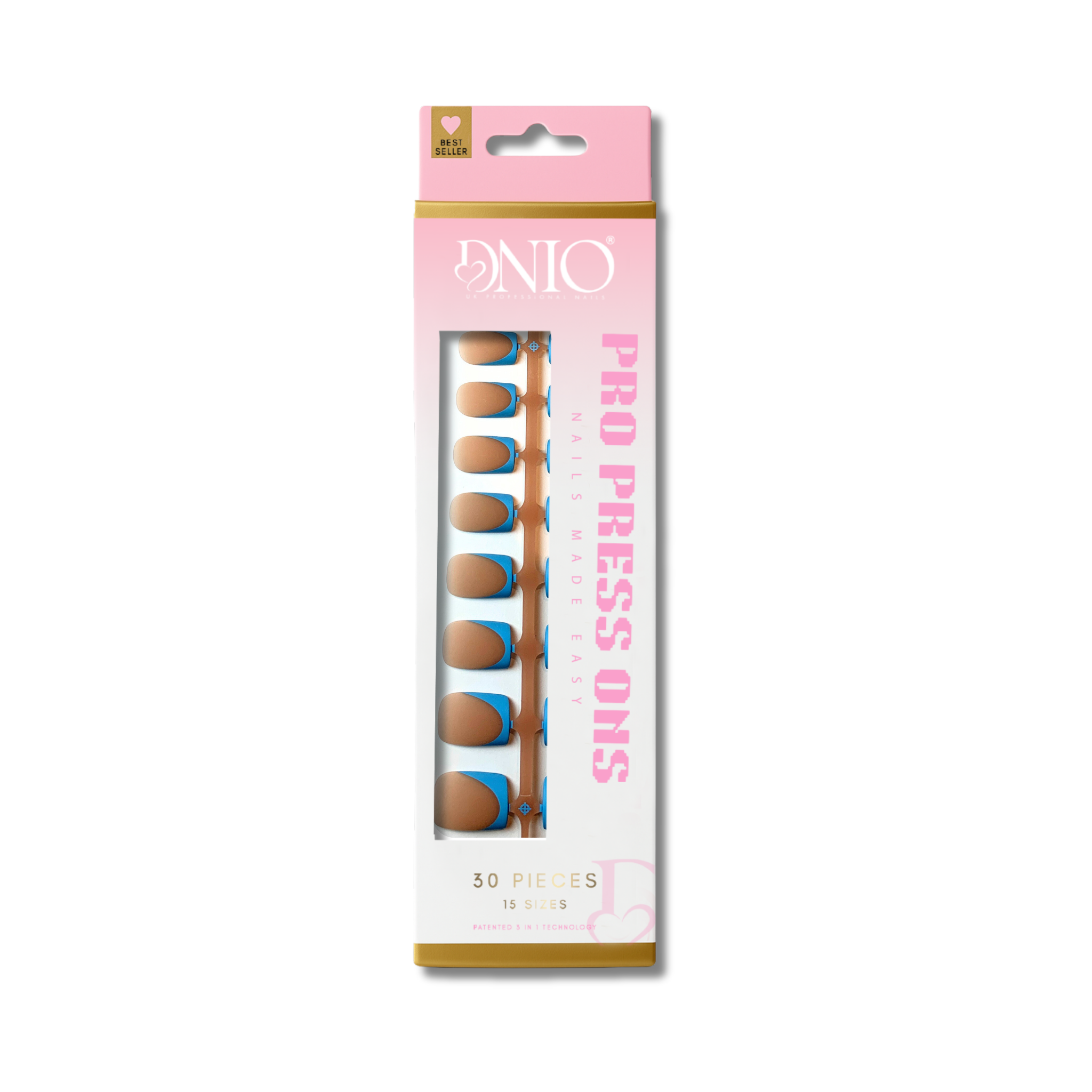 DNIO PRO PRESS ON NAILS - STORMY SKIES