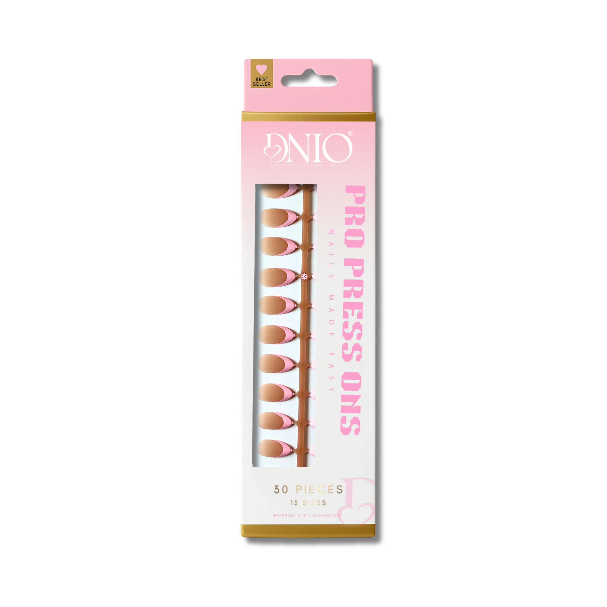 DNIO PRO PRESS ON NAILS - BLUSH BLOOM