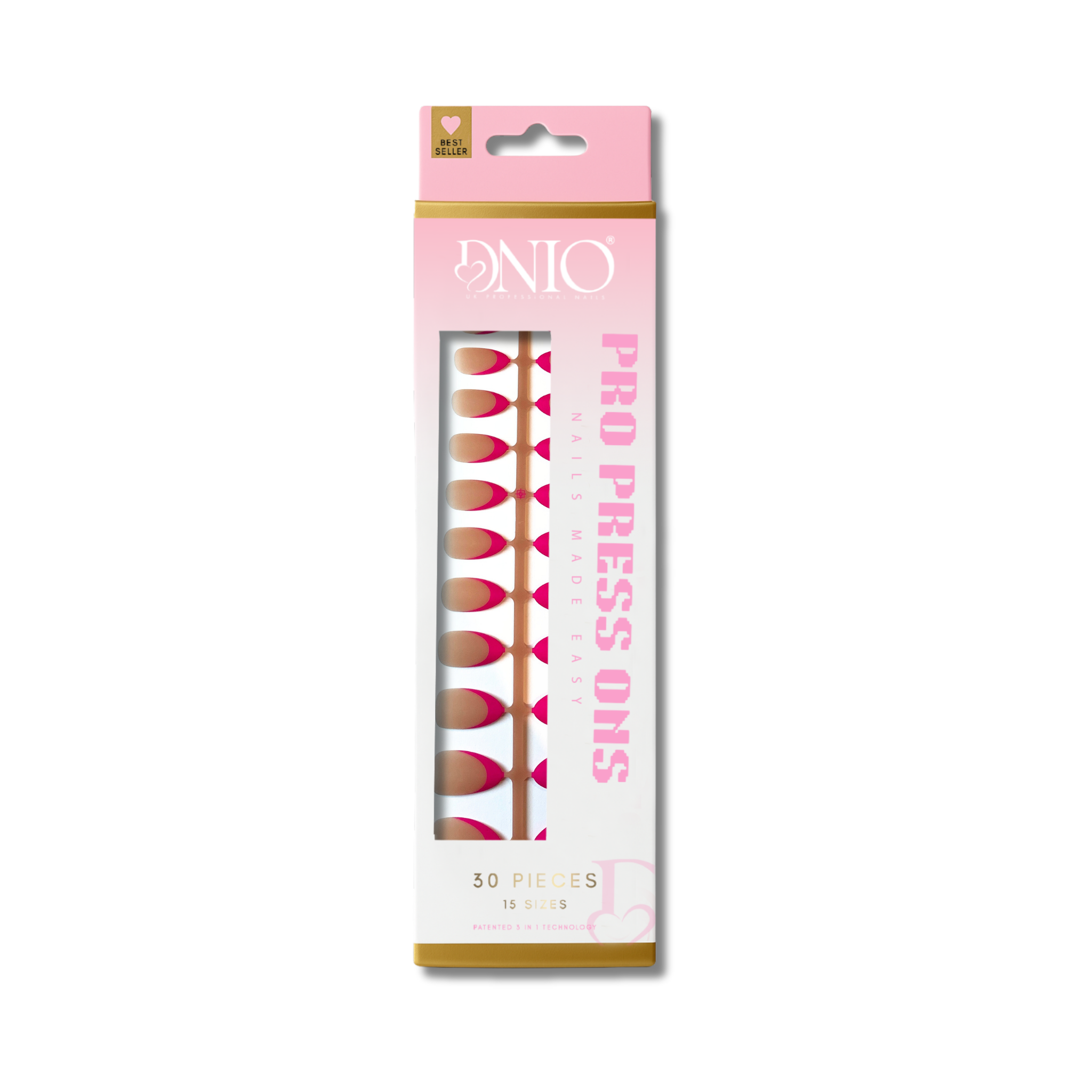 DNIO PRO PRESS ON NAILS - ORCHID HAZE